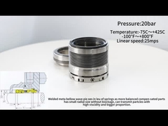 উচ্চ তাপমাত্রা ধাতু Bellows সীল